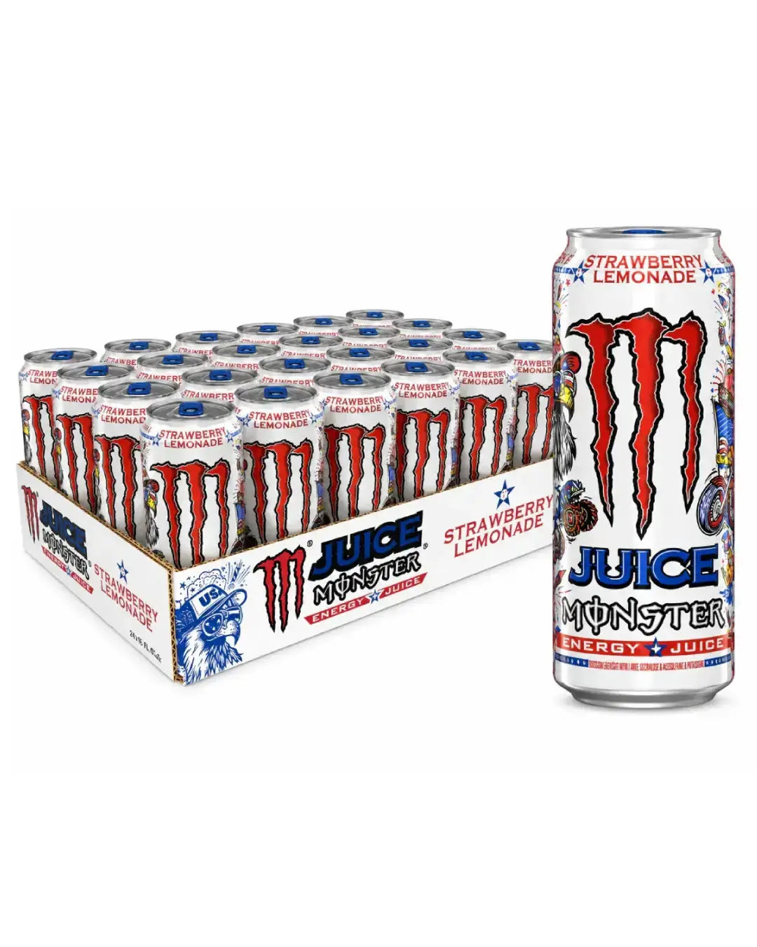 Monster Energy Drink Strawberry Lemonade (American) (Pack of 24)