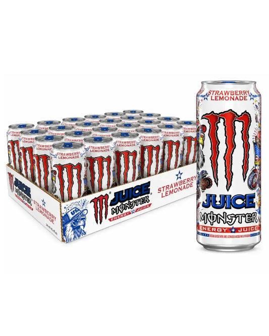 Monster Energy Drink Strawberry Lemonade (American) (Pack of 24)