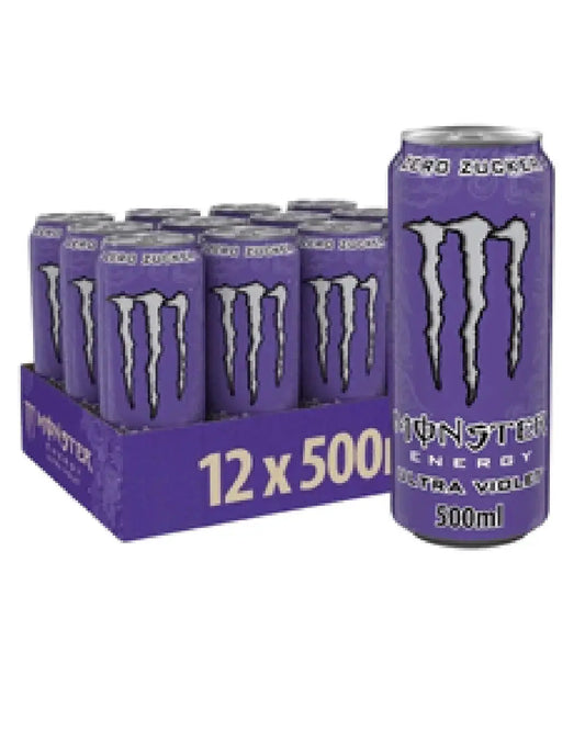 Monster Energy Drink ultra violet  (EU) (Pack of 12)