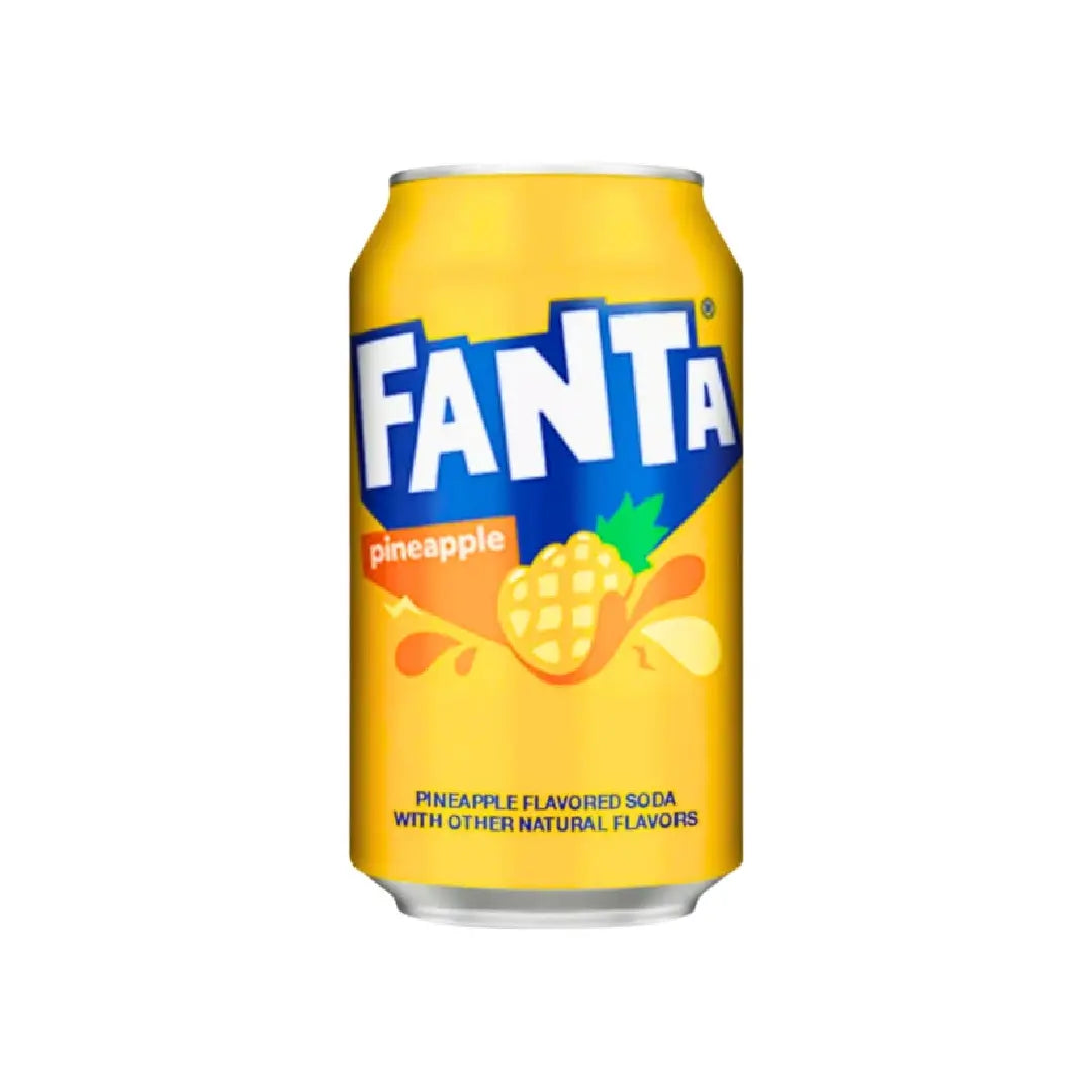 Fanta Pineapple 355ml Can (Pack of 12) - (Labels)