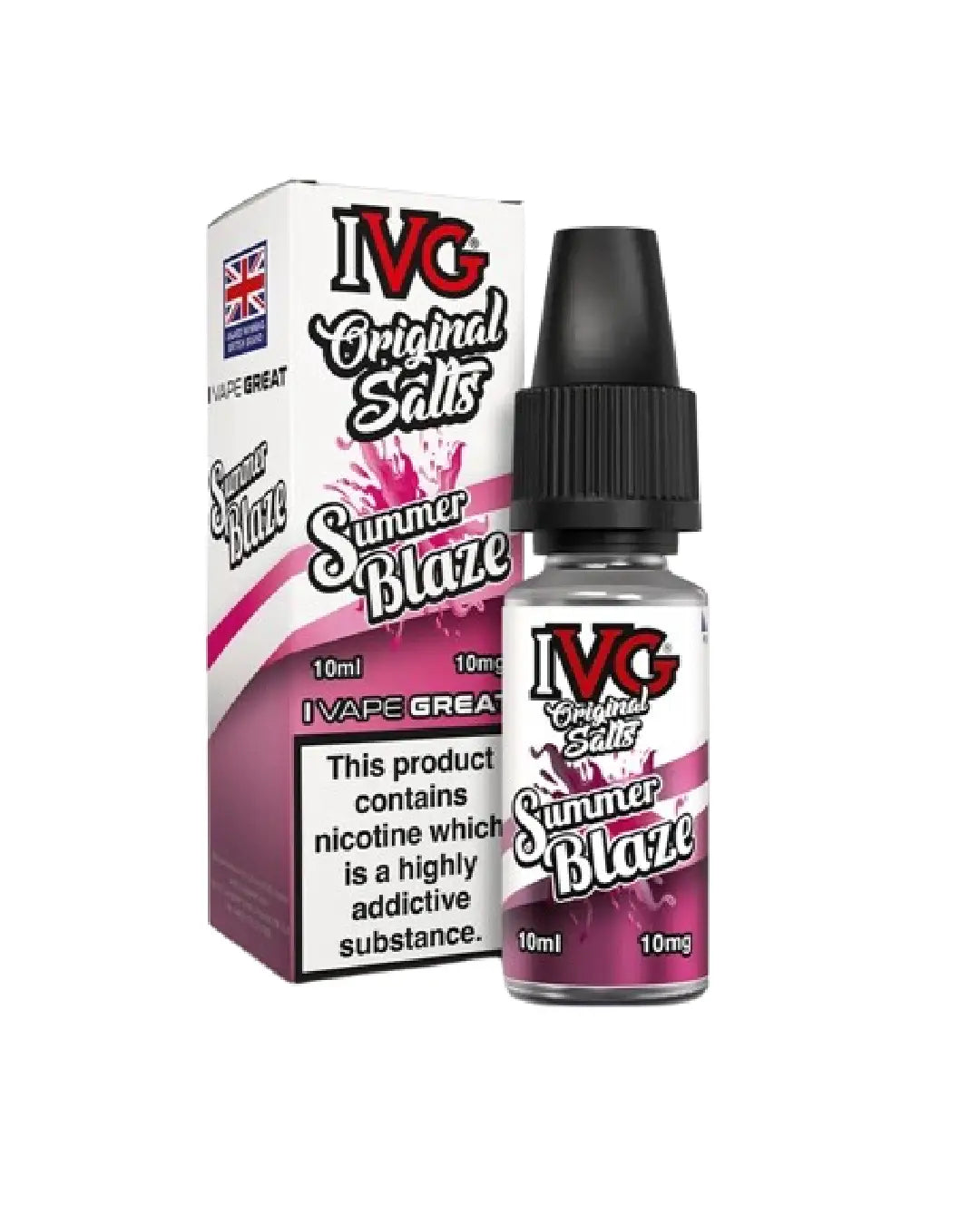 IVG Original Nic Salts 10MG (Pack of 10)