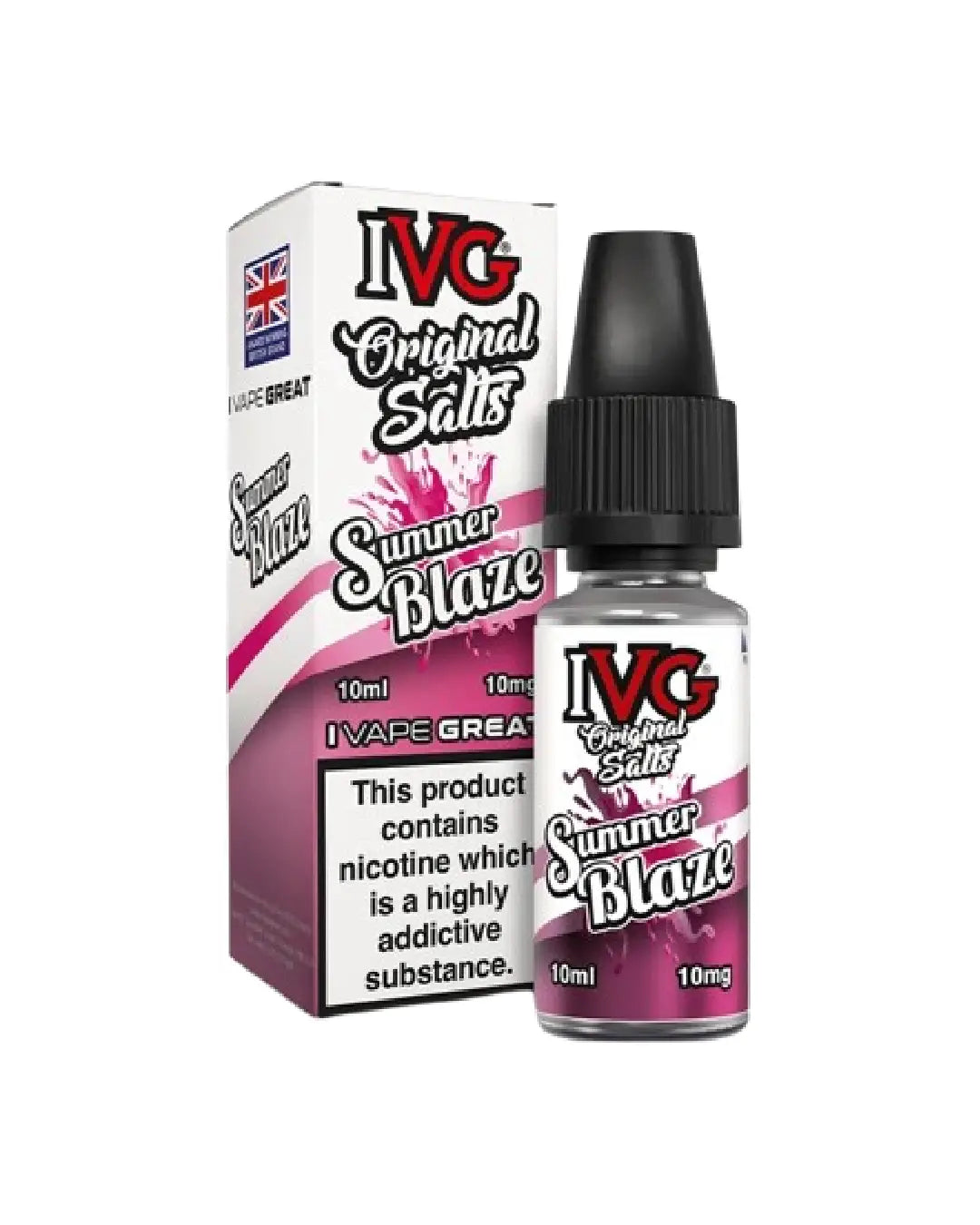 IVG Original Nic Salts 10MG (Pack of 10)