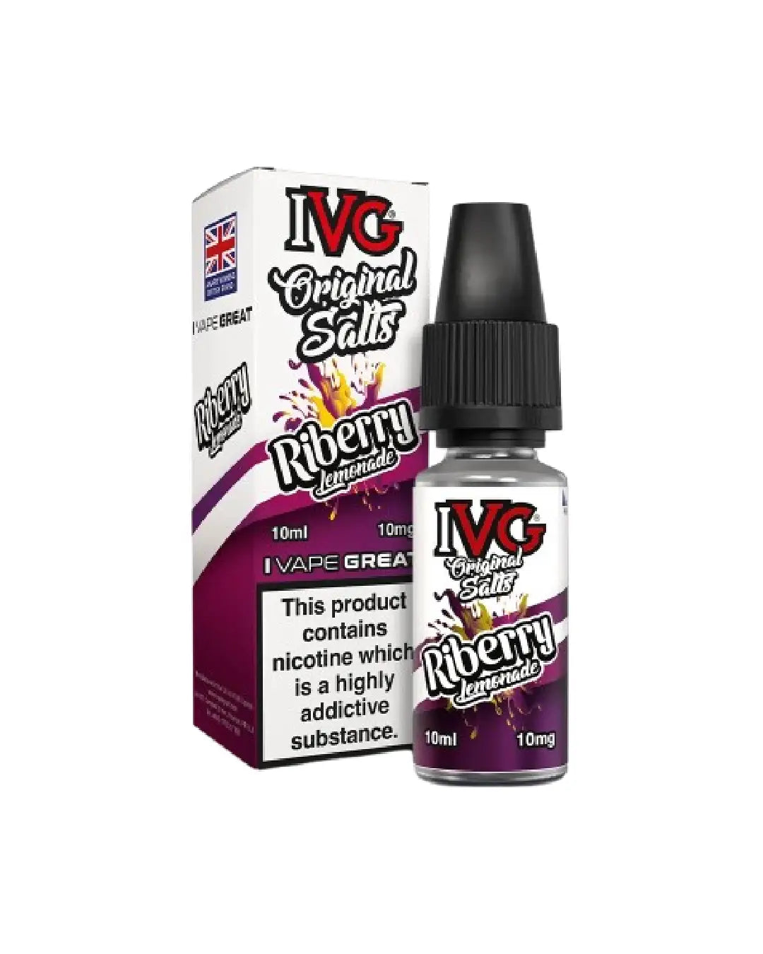 IVG Original Nic Salts 10MG (Pack of 10)