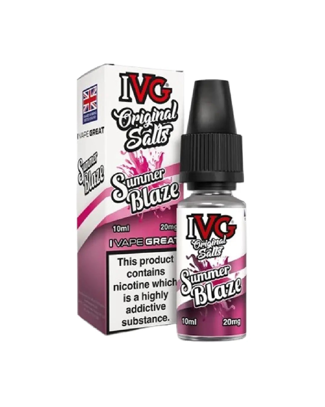 IVG Original Nic Salts 20MG (Pack of 10)