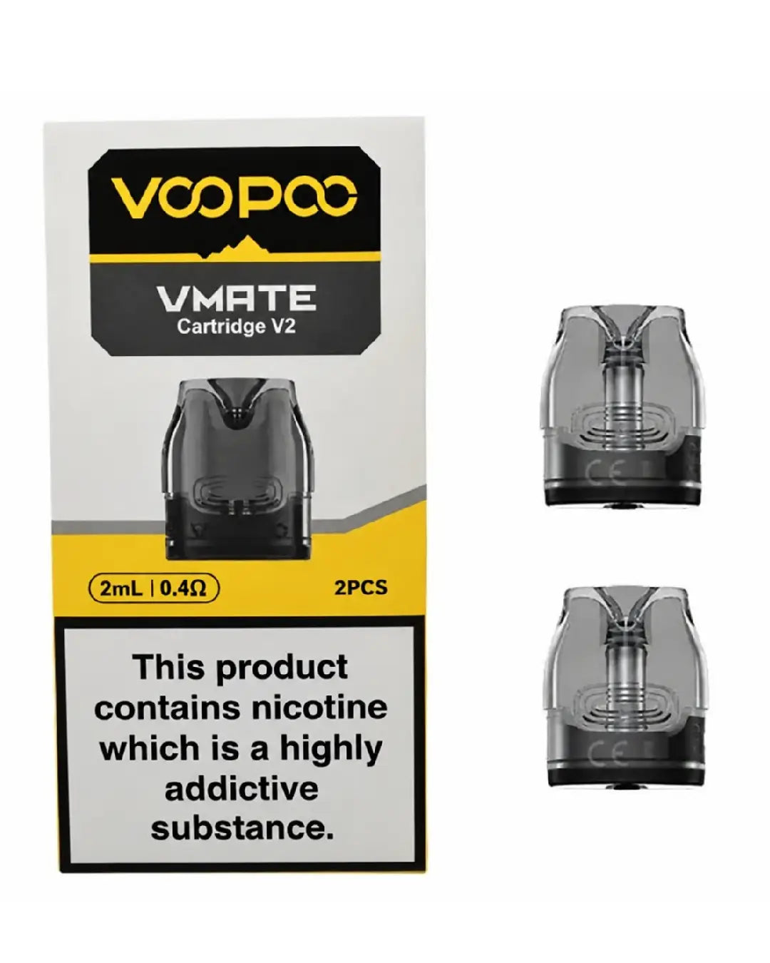 Voopoo Vmate V2 Replacement Pods 2ML (pack of 2)
