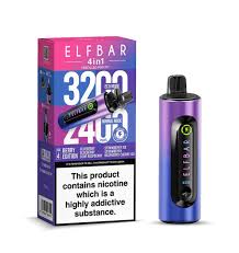 ElfBar 4 in 1 3200 Puffs Pre-Filled Pod Kit (Pack of 5) Elf Bar