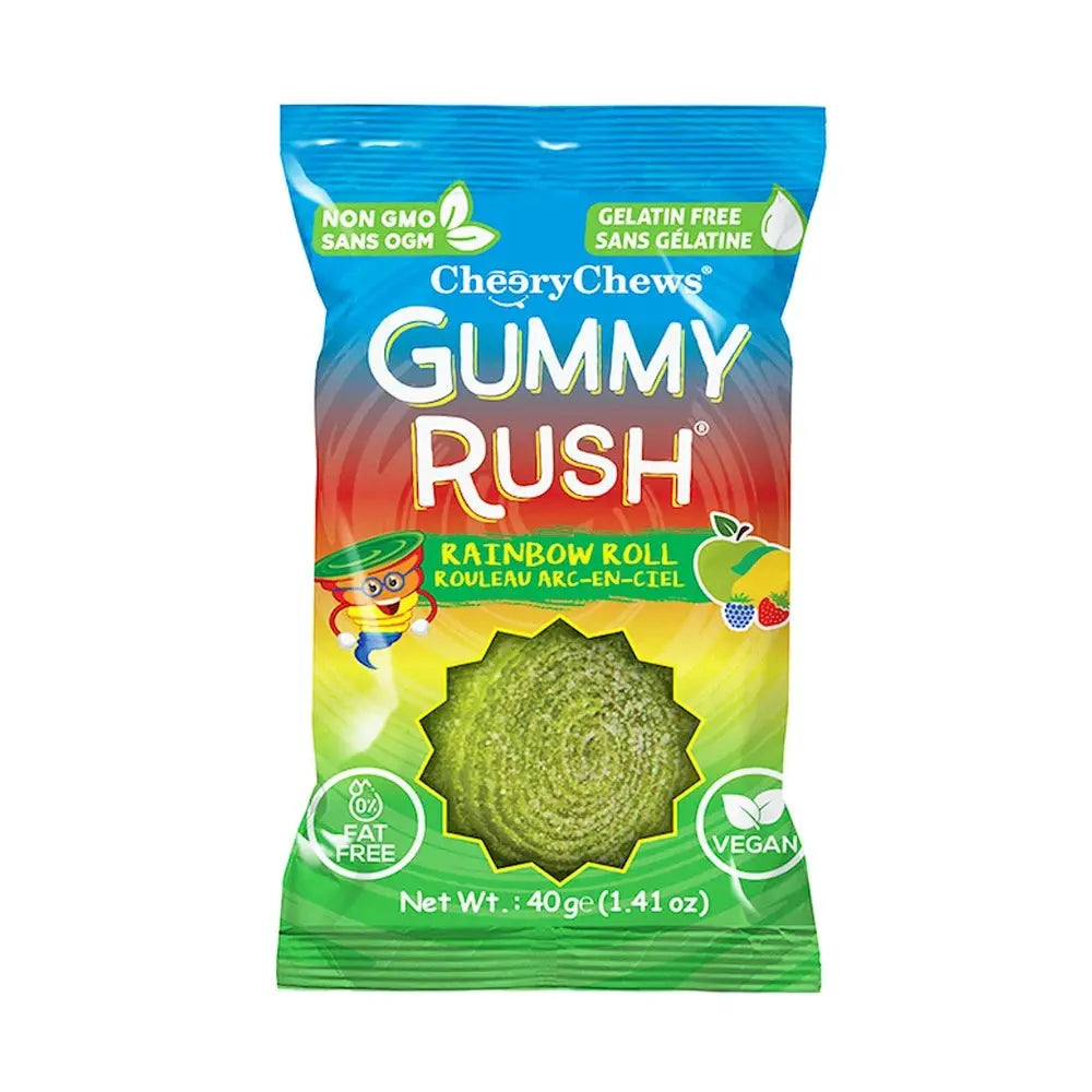 Gummy Rush Rolls 40g (Pack of 24)