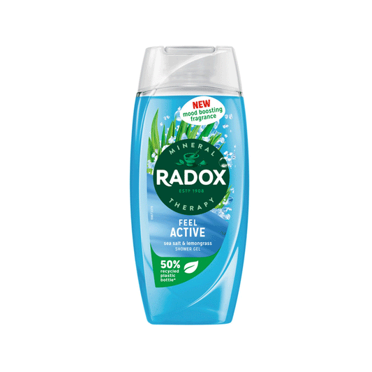 Radox Shower Gel Feel Active 225ml (Pack of 6) Radox