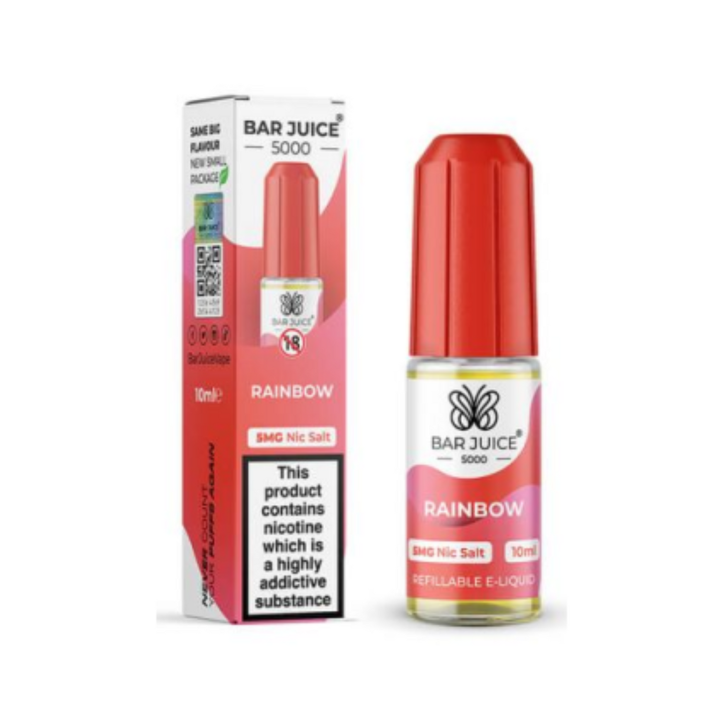 Bar Juice Nic Salts 10mg (Pack of 10)