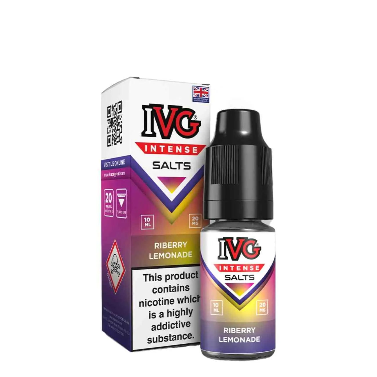 IVG Intense Nic Salts 20mg (Pack of 10)