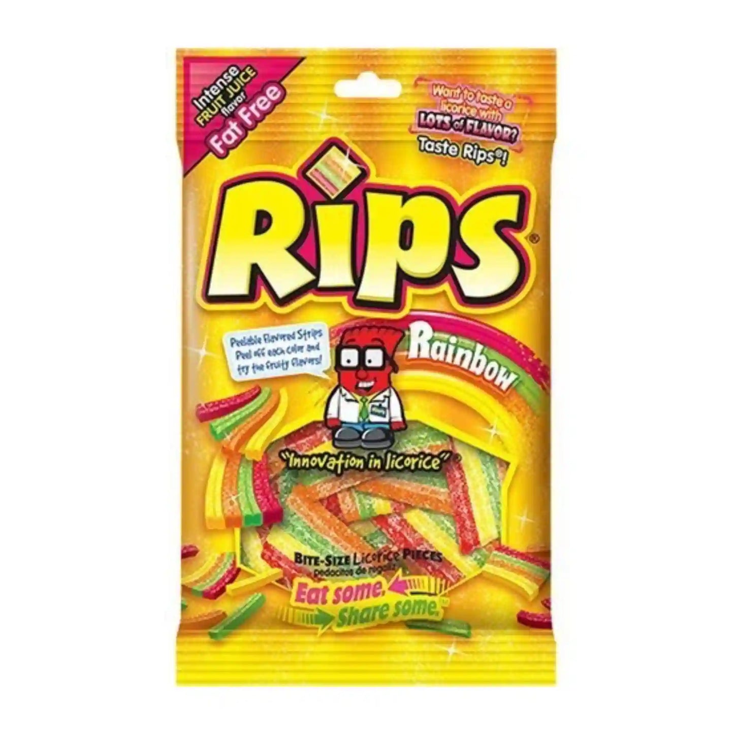 Candy Rips Bite Size 4oz Bags (Pack of 12)