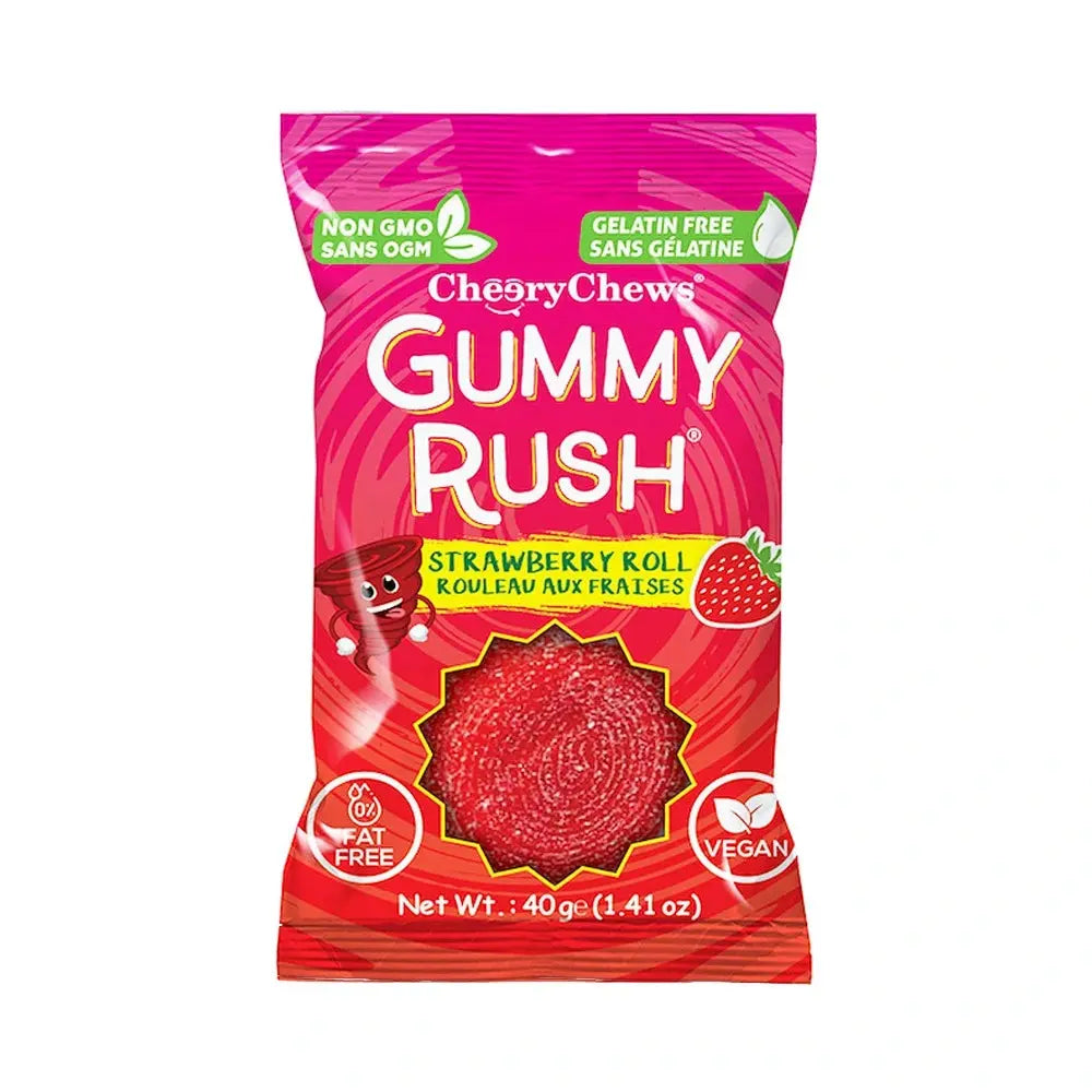 Gummy Rush Rolls 40g (Pack of 24)