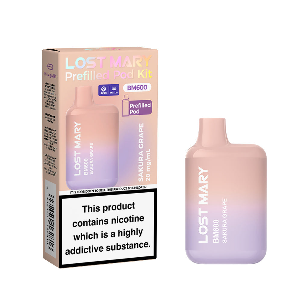 Lost Mary BM600 Pre-Filled Pod Kit Lost Mary