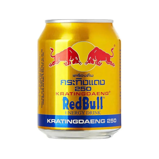 Thai Red Bull Krating Daeng 250ML (Pack of 24) Red Bull