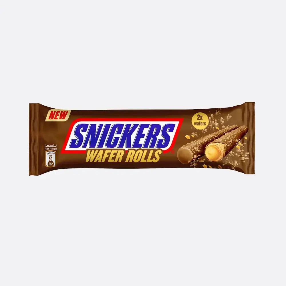 Snickers Wafer Rolls (Pack of 12)