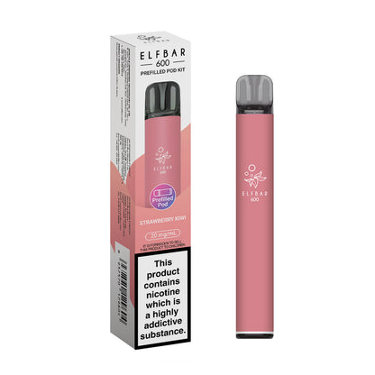 Elf Bar 600  Pre Filled Pod Kit (Pack 0f 10)