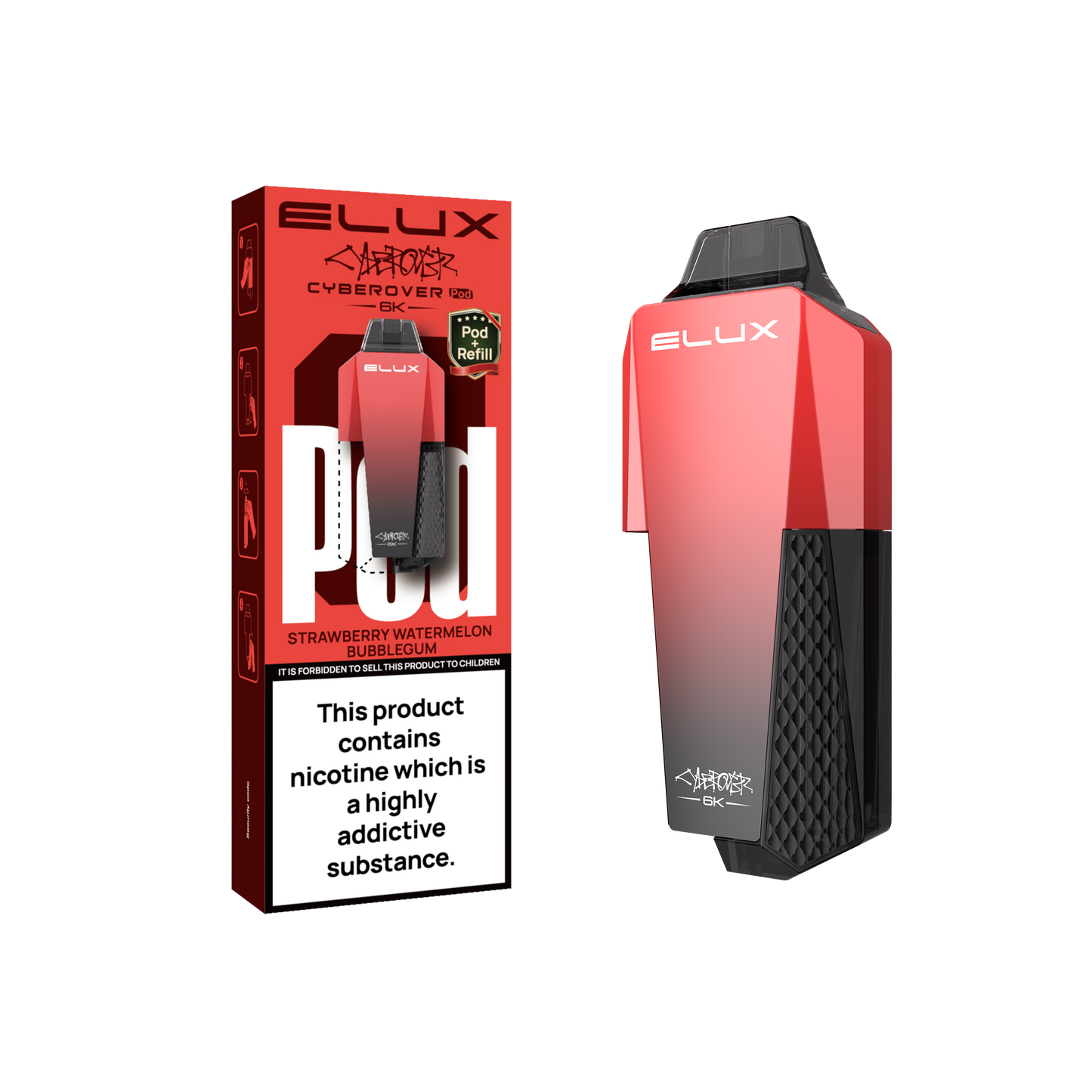 ELUX Cyber-Rover 6000 Replacement Pod Kit (Pack of 5)