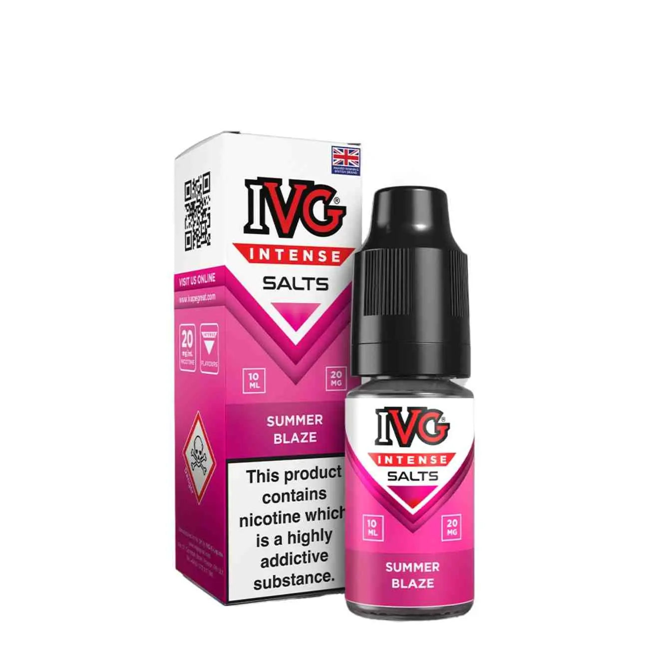 IVG Intense Nic Salts 20mg (Pack of 10)