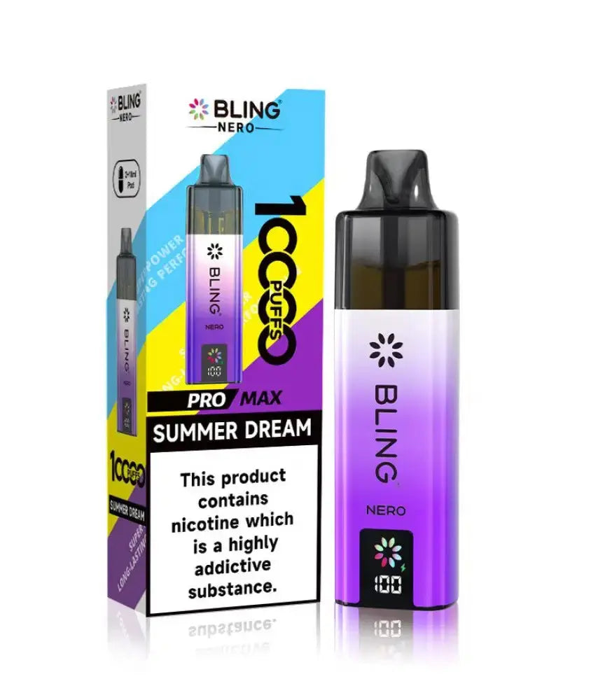 Bling 10k Nero Pre-Filled Pod Kit (Pack of 1)