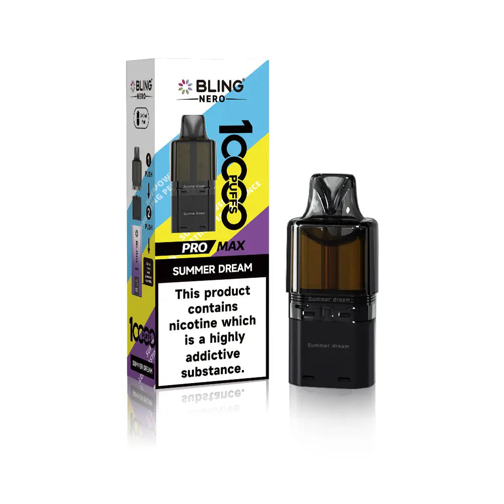 Bling 10k Nero Replacement Pod (Pack of 1)