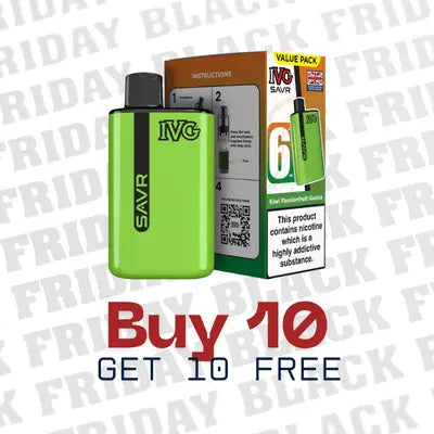 IVG SAVR 3000 Puffs Pre-Filled Pod Kit (Pack of 5)
