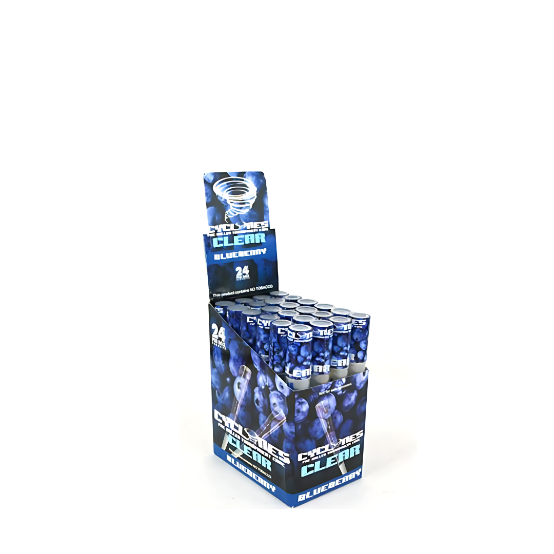 Cyclone Clear Pre Rolled Cones (Pack of 24)