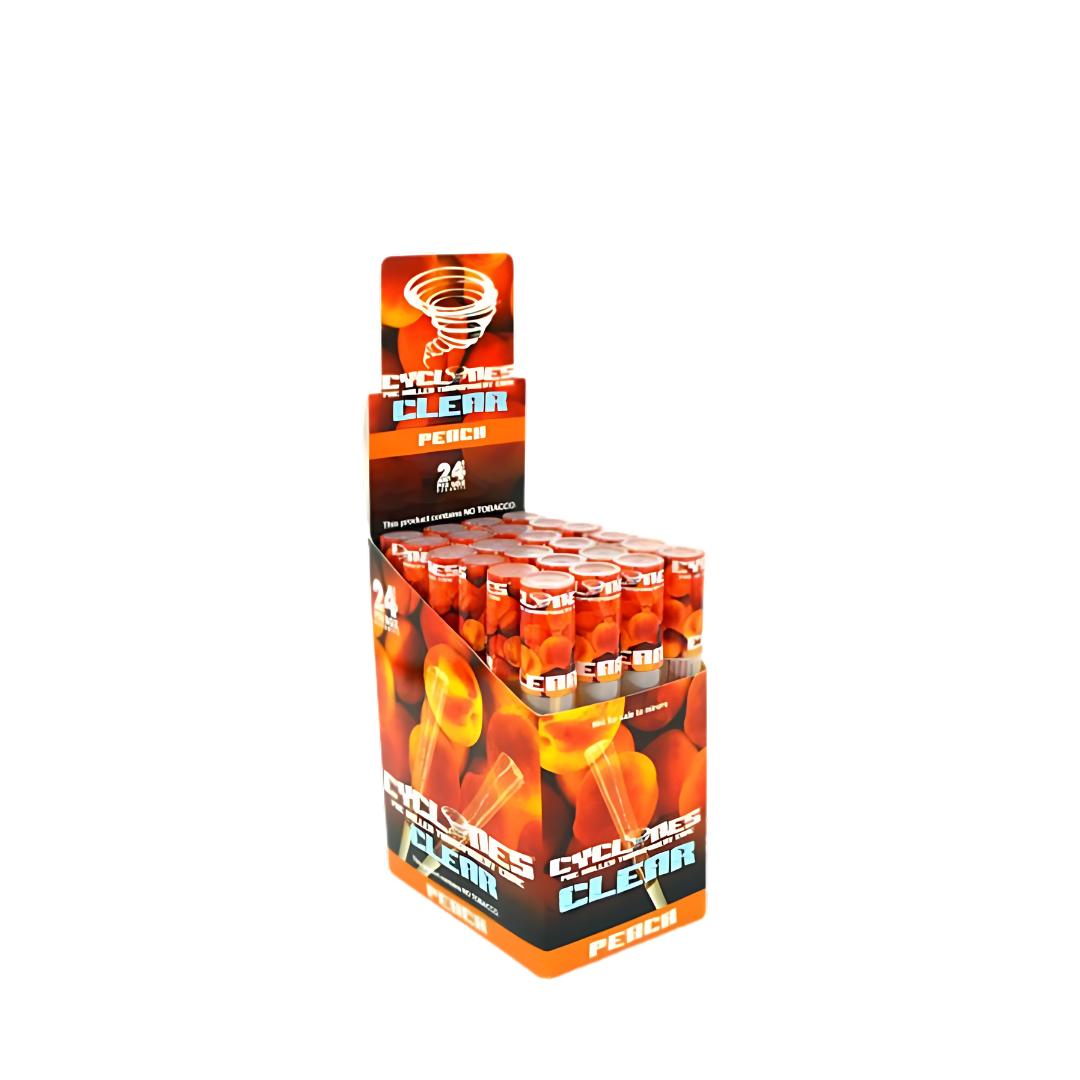 Cyclone Clear Pre Rolled Cones (Pack of 24)