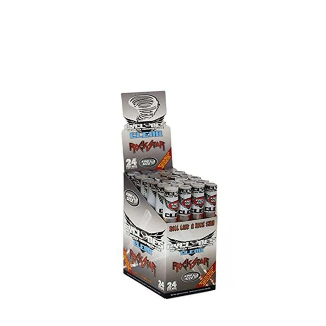 Cyclone Clear Pre Rolled Cones (Pack of 24)