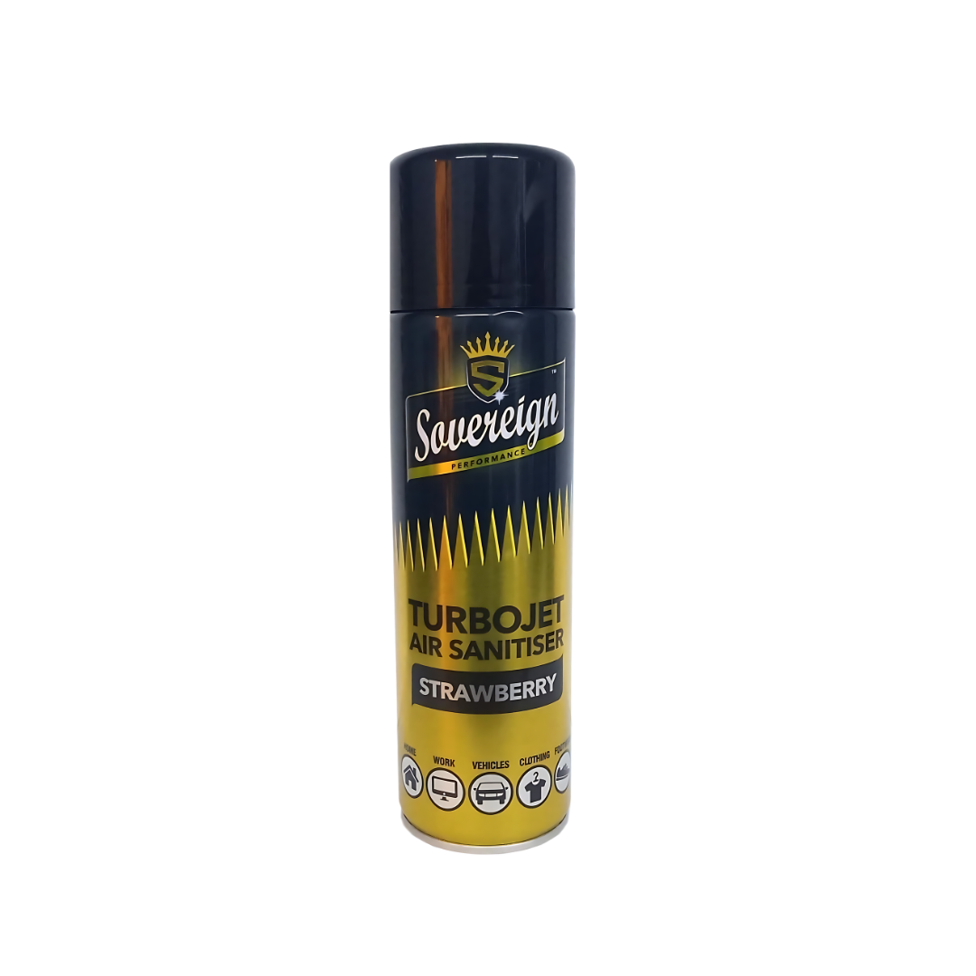 Sovereign Turbo Jet Air Freshner Spray 500ML (Pack of 12)