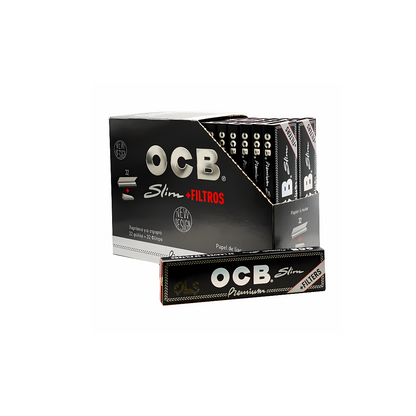OCB Premium King Slim Rolling Paper With Filter (Pack of 32) OCB