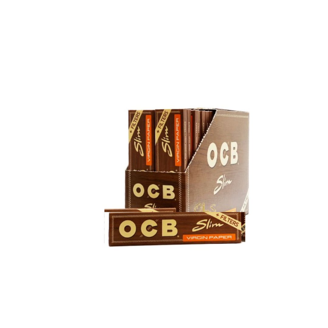 OCB Premium King Slim Rolling Paper With Filter (Pack of 32)