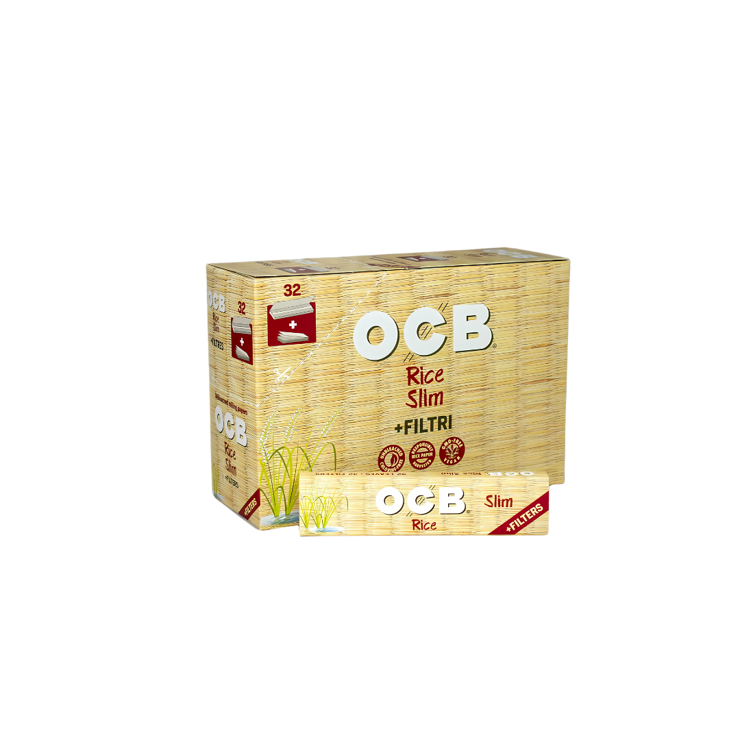 OCB Premium King Slim Rolling Paper With Filter (Pack of 32)