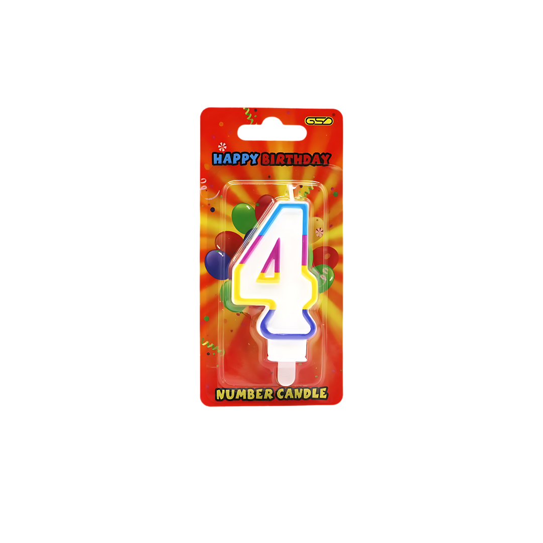 GSD Numbered Candles (Pack of 6)