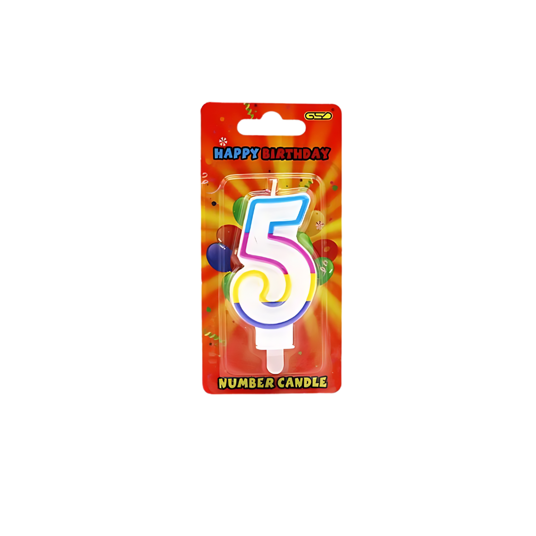 GSD Numbered Candles (Pack of 6)