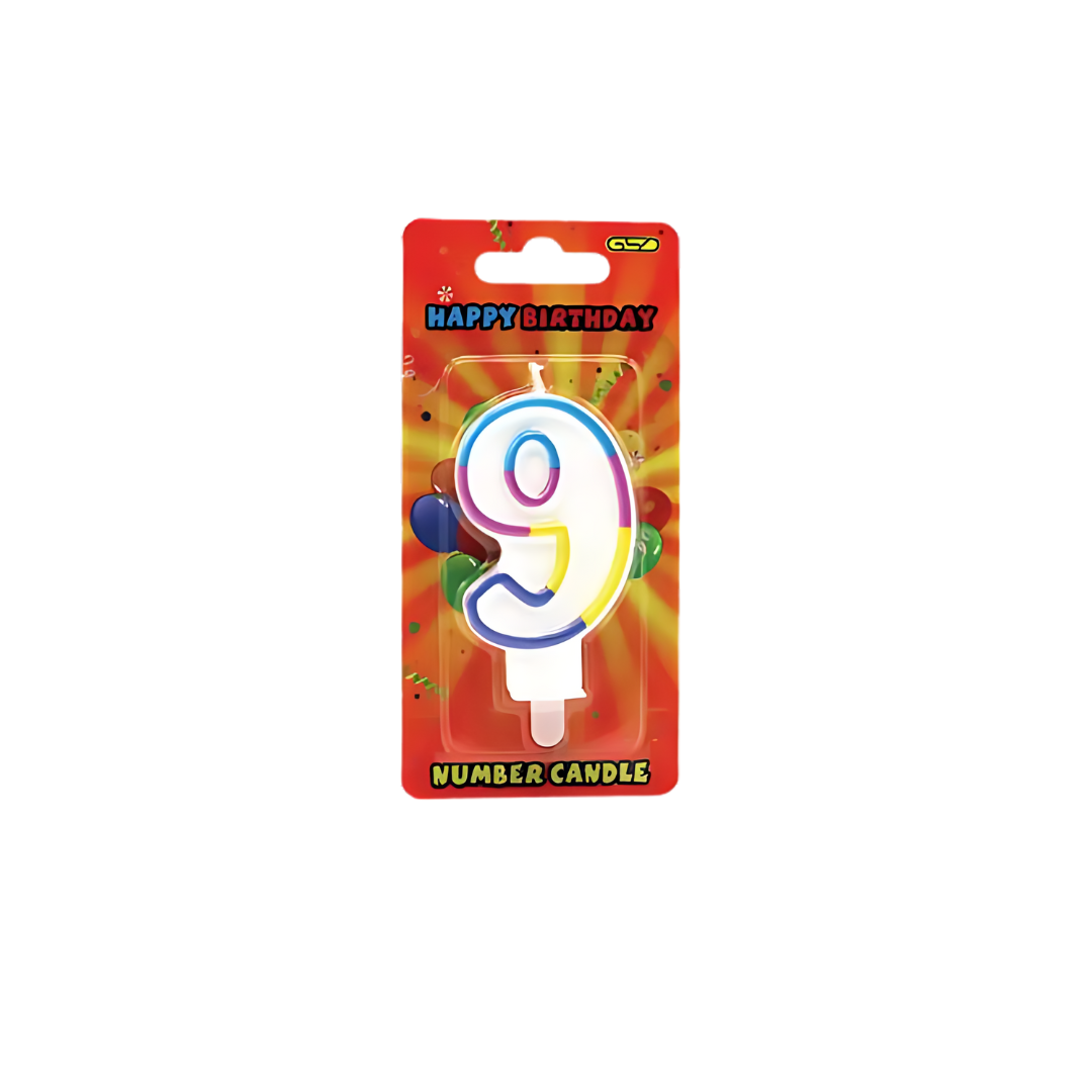 GSD Numbered Candles (Pack of 6)