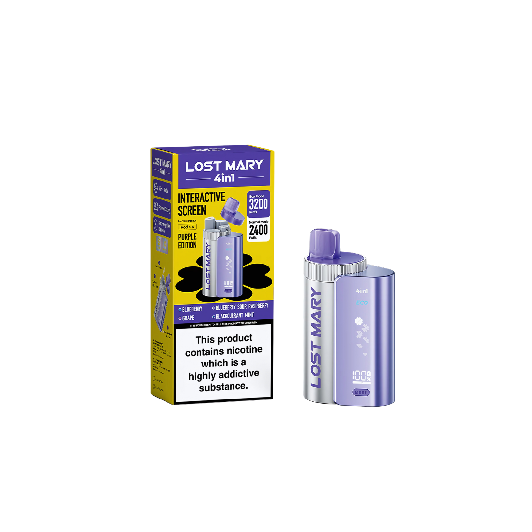 Lost Mary 4 in 1 2400-3200 Puffs (Pack of 5)