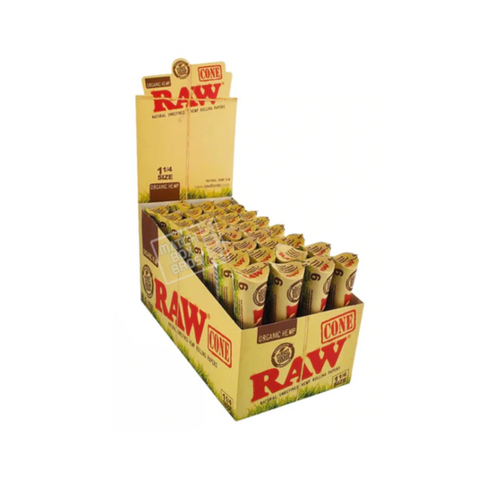 Raw Pre Rolled Cones 6PK Organic (Pack of 32)