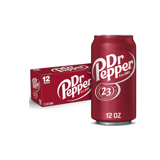 Dr Pepper 355ml Can American(Pack of 12)