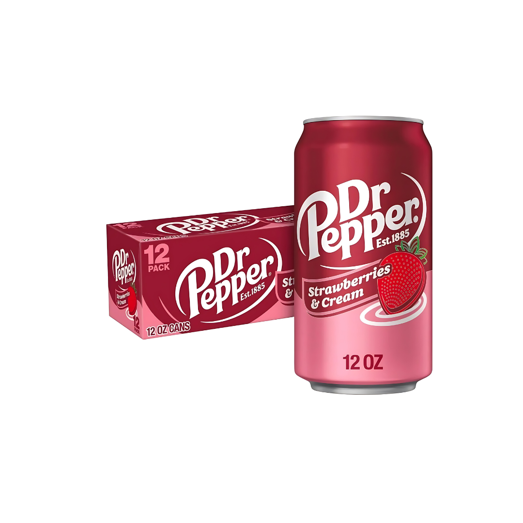 Dr Pepper 355ml Can American(Pack of 12)