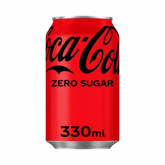 Coke Cola Zero Sugar Can 330ml GB (Pack of 24)