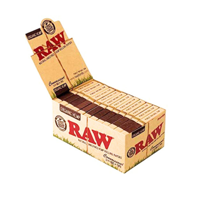 Raw Connoisseur 1/4 with Tips (Pack of 24)