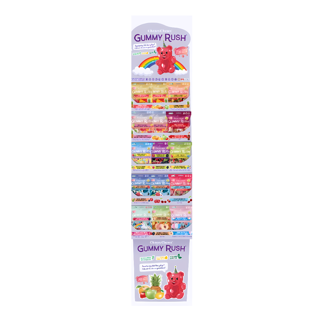 Gummy Rush Display Stand (Pack Of 120)