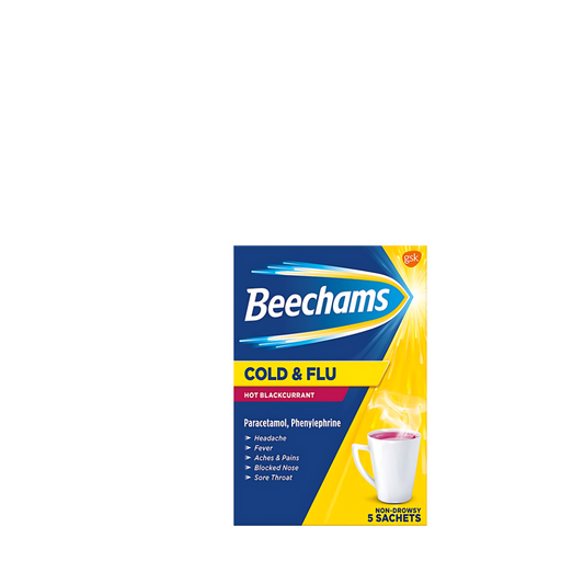 Beechams Cold & Flu Blackcurrant (5*6)