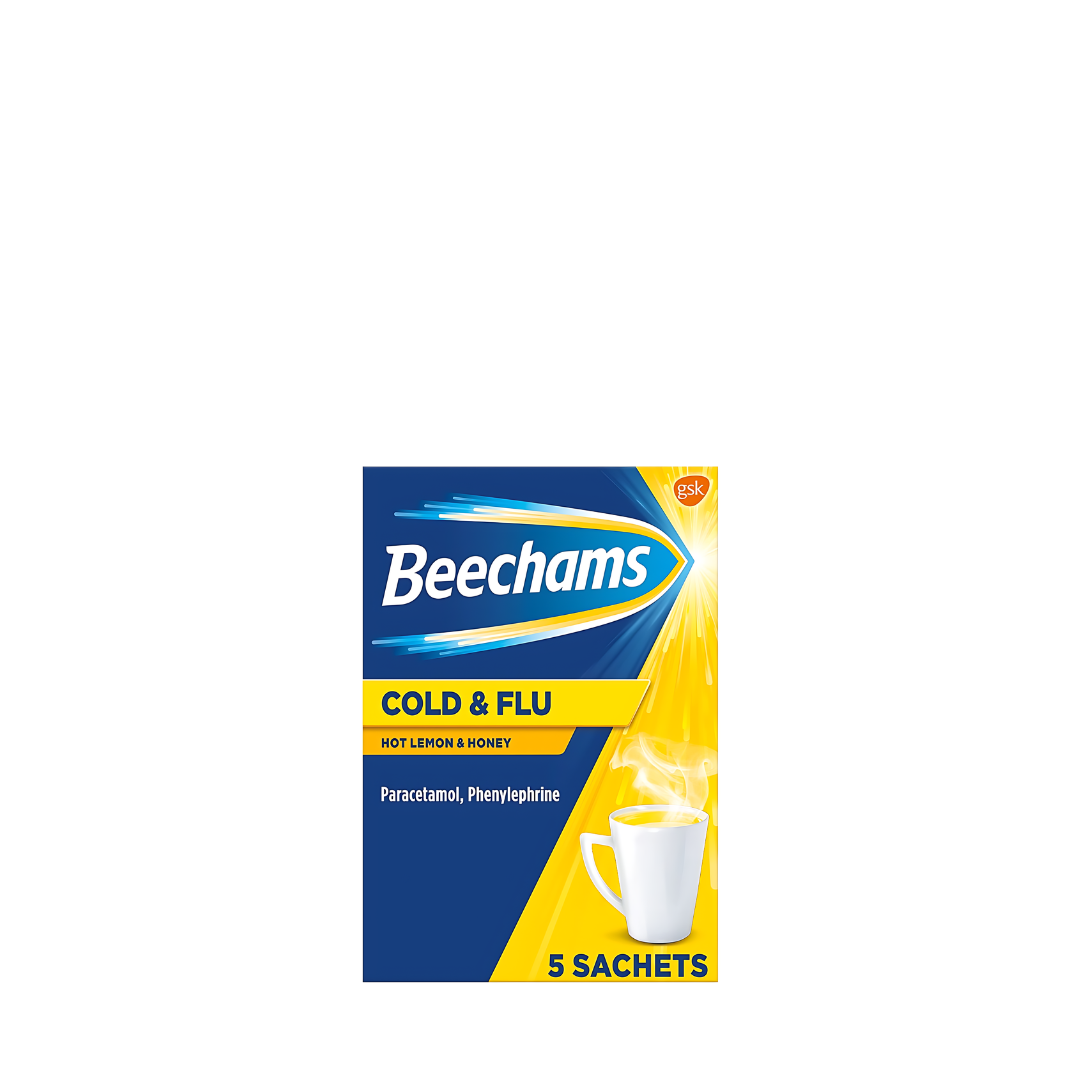 Beechams Cold & Flu Lemon & Honey (5*6)