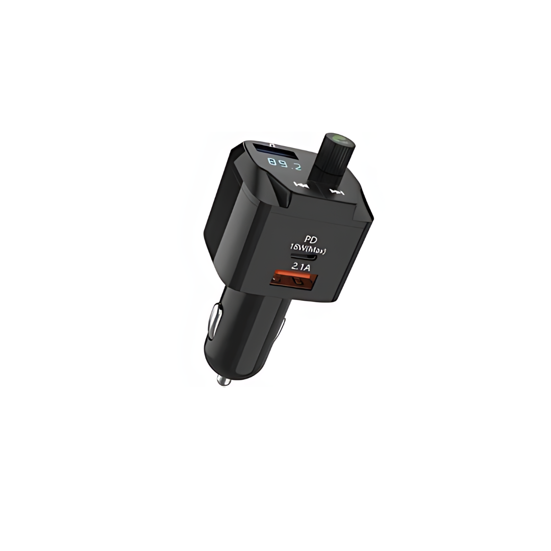 Ven-Dens FM Transmitter With Dual USB PD Car Charger(VD-FM001)