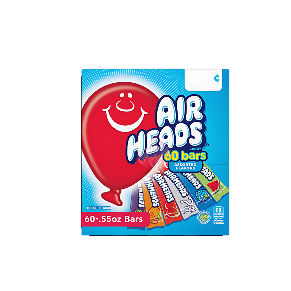 Airheads  Candy Bars (Pack of 60)