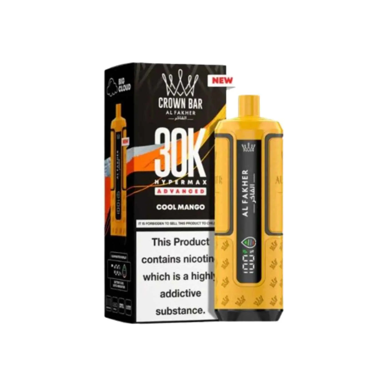 Alfakher Crown Bar 30K Hypermax Kit (Pack of 5)