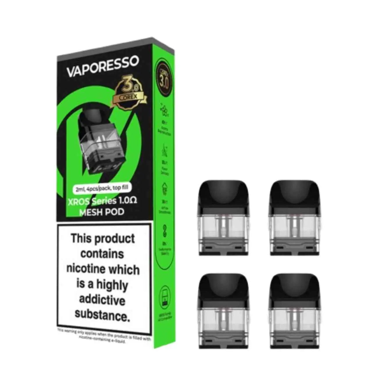Vaporesso Xros Series Corex 3.0 Replacement Pods (Pack of 4)