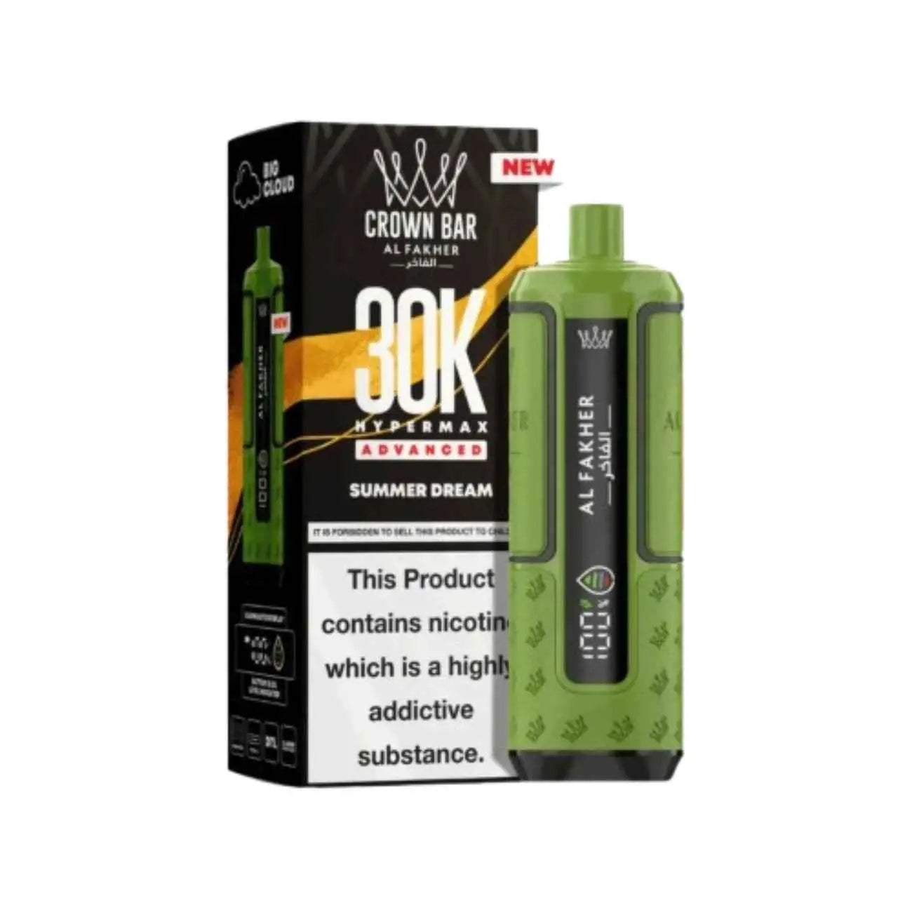 Alfakher Crown Bar 30K Hypermax Kit (Pack of 5)