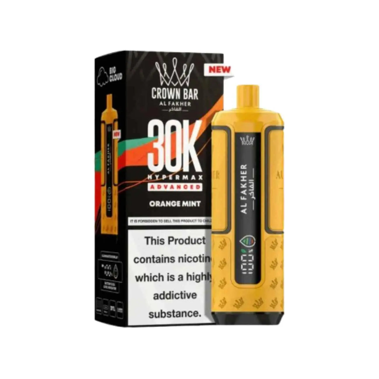 Alfakher Crown Bar 30K Hypermax Kit (Pack of 5)